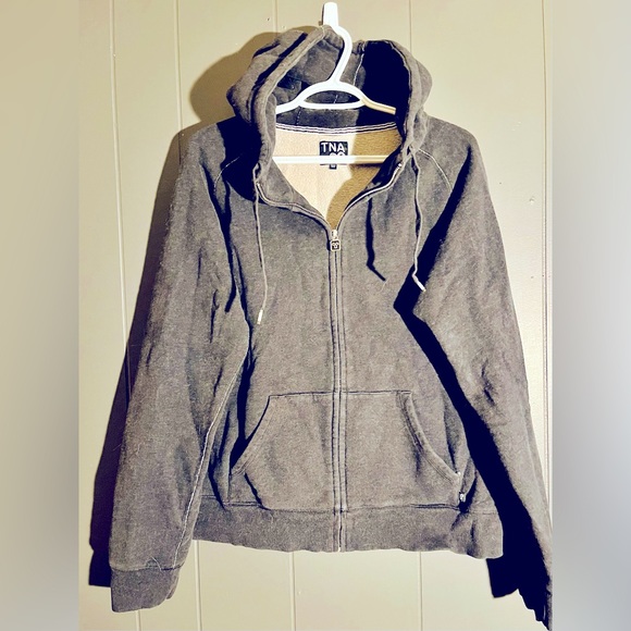 Dark Grey TNA XL Sweater - Picture 1 of 4